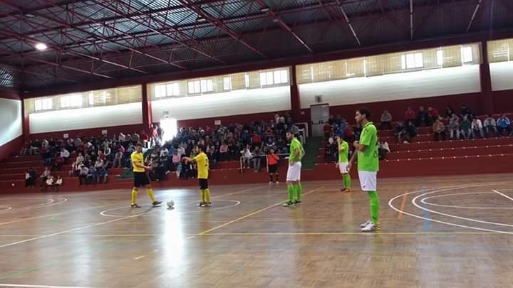 Imagen del primer partido oficial del Jerez futsal